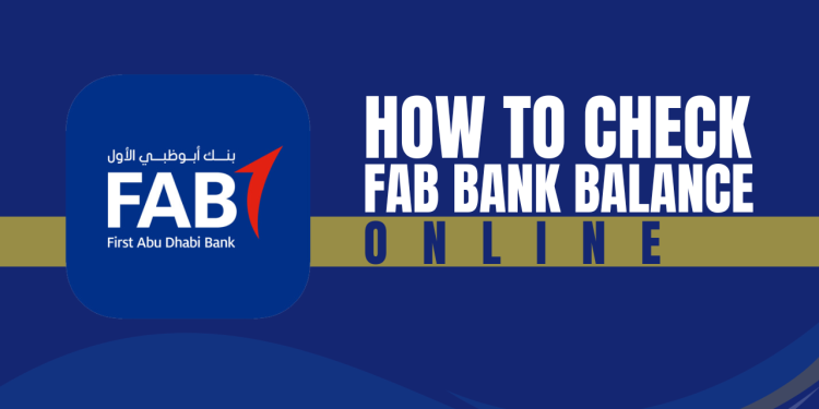 FAB Bank Balance Check